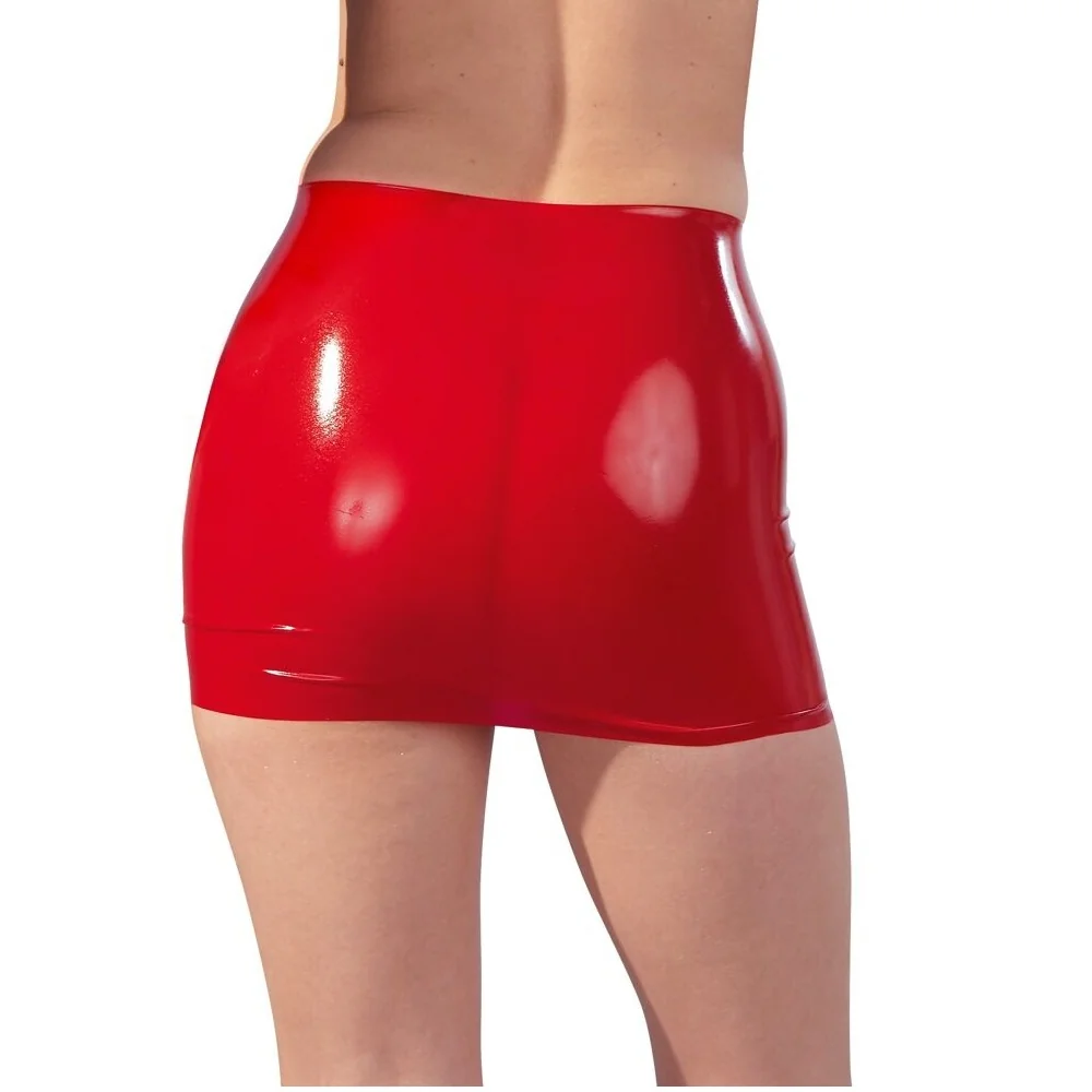 размер XL - LateX Skirt Red на супер цена в Passion.bg
