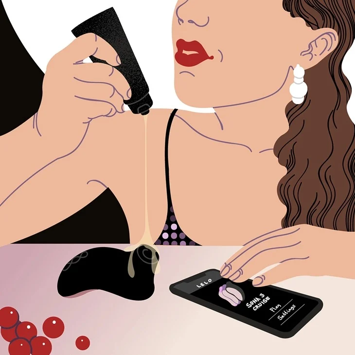 Клитор стимулатор, вълни, смарт и круиз контрол - Lelo Sona 3 Plum - Image 6