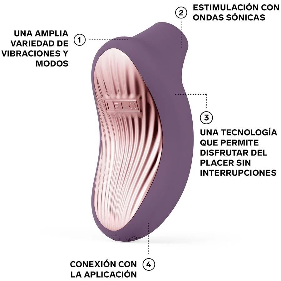 LELO - SONA 3 CRUISE SONIC CLITORAL MASSAGER PLUM - на супер цена в Passion.bg — 4
