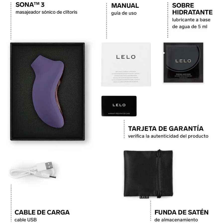 LELO - SONA 3 SONIC CLITORAL MASSAGER CYBER PURPLE - на супер цена в Passion.bg — 5