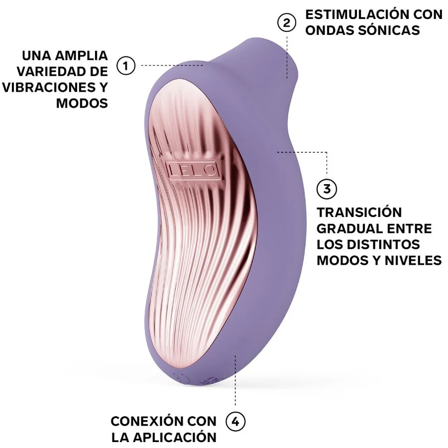 LELO - SONA 3 SONIC CLITORAL MASSAGER VIOLET DUSK - на супер цена в Passion.bg — 4
