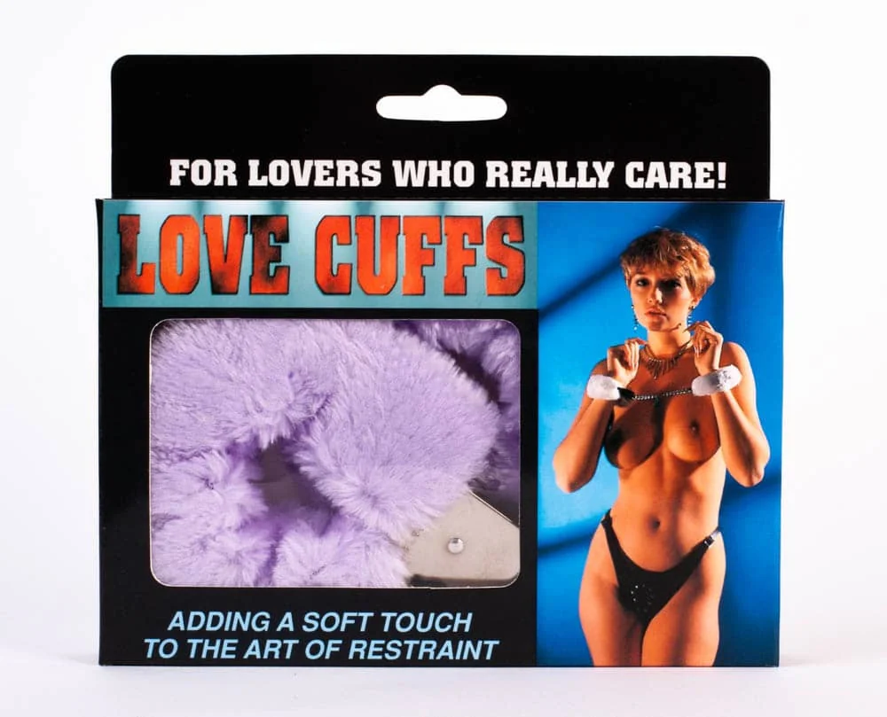 Белезници с плюшено меко покритие - Love Cuffs Purple Plush - на супер цена в Passion.bg — 6