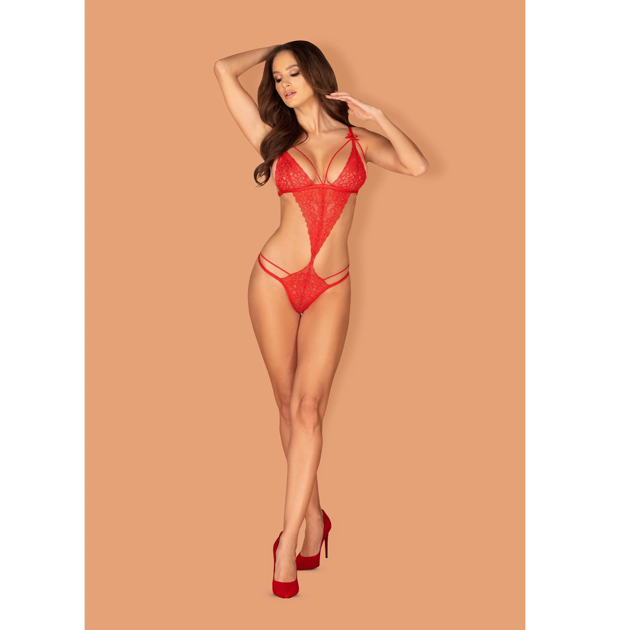Еротично боди с геометрична кройка – Lovlea teddy L/XL - на супер цена в Passion.bg — 3