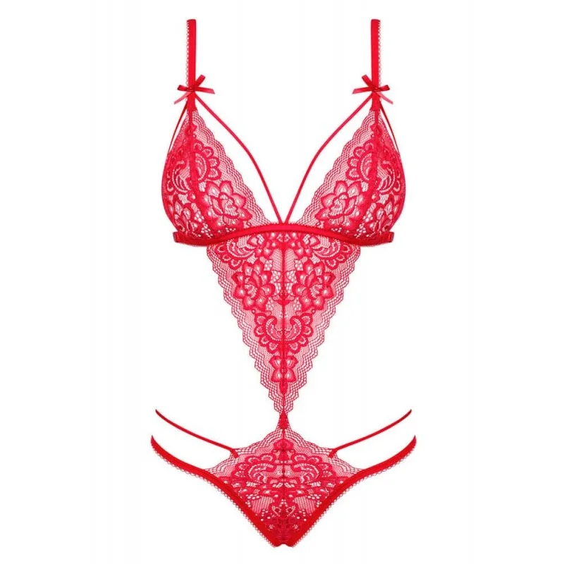 Еротично боди с геометрична кройка – Lovlea teddy L/XL - на супер цена в Passion.bg — 6