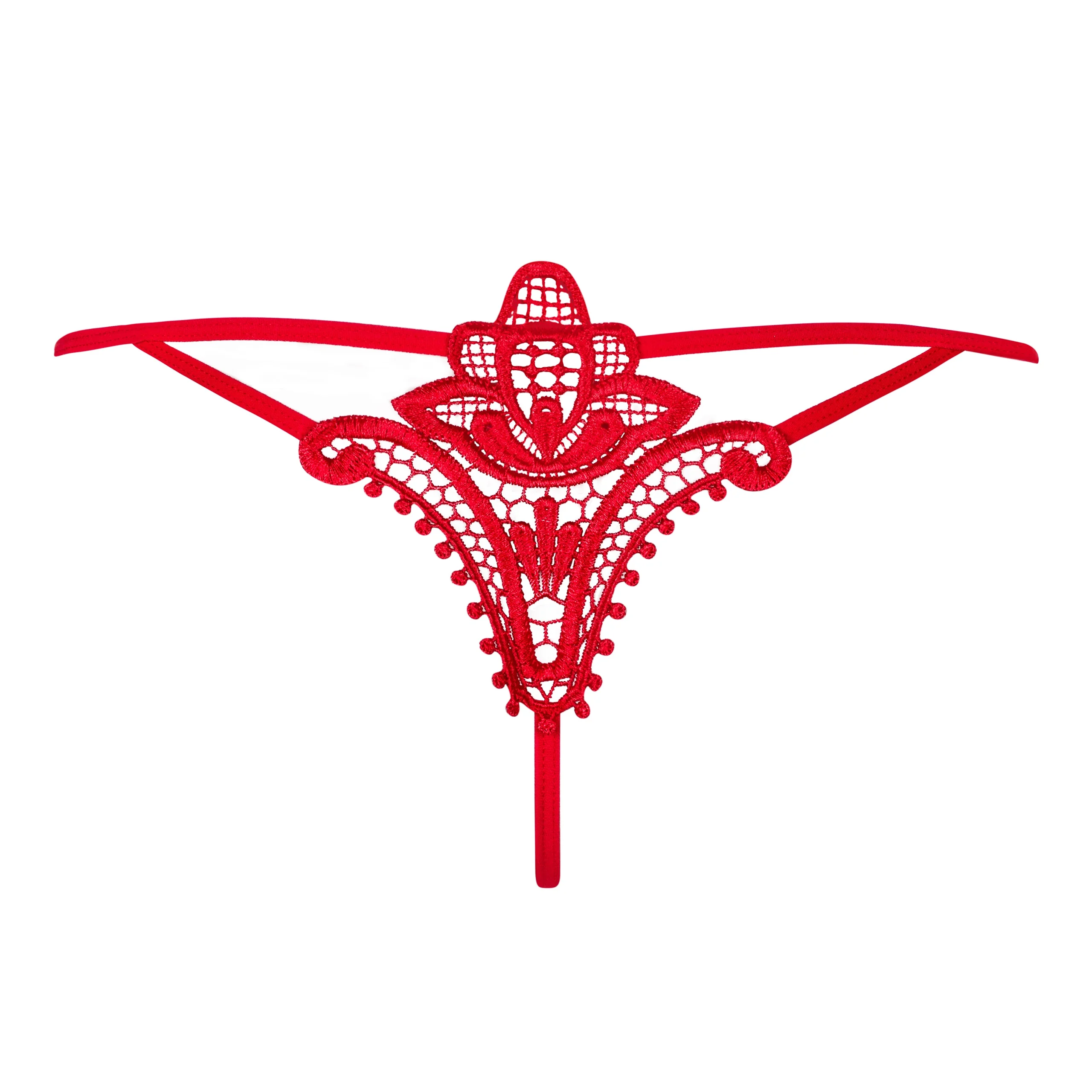червени - Luiza Thong S/M - на супер цена в Passion.bg — 4