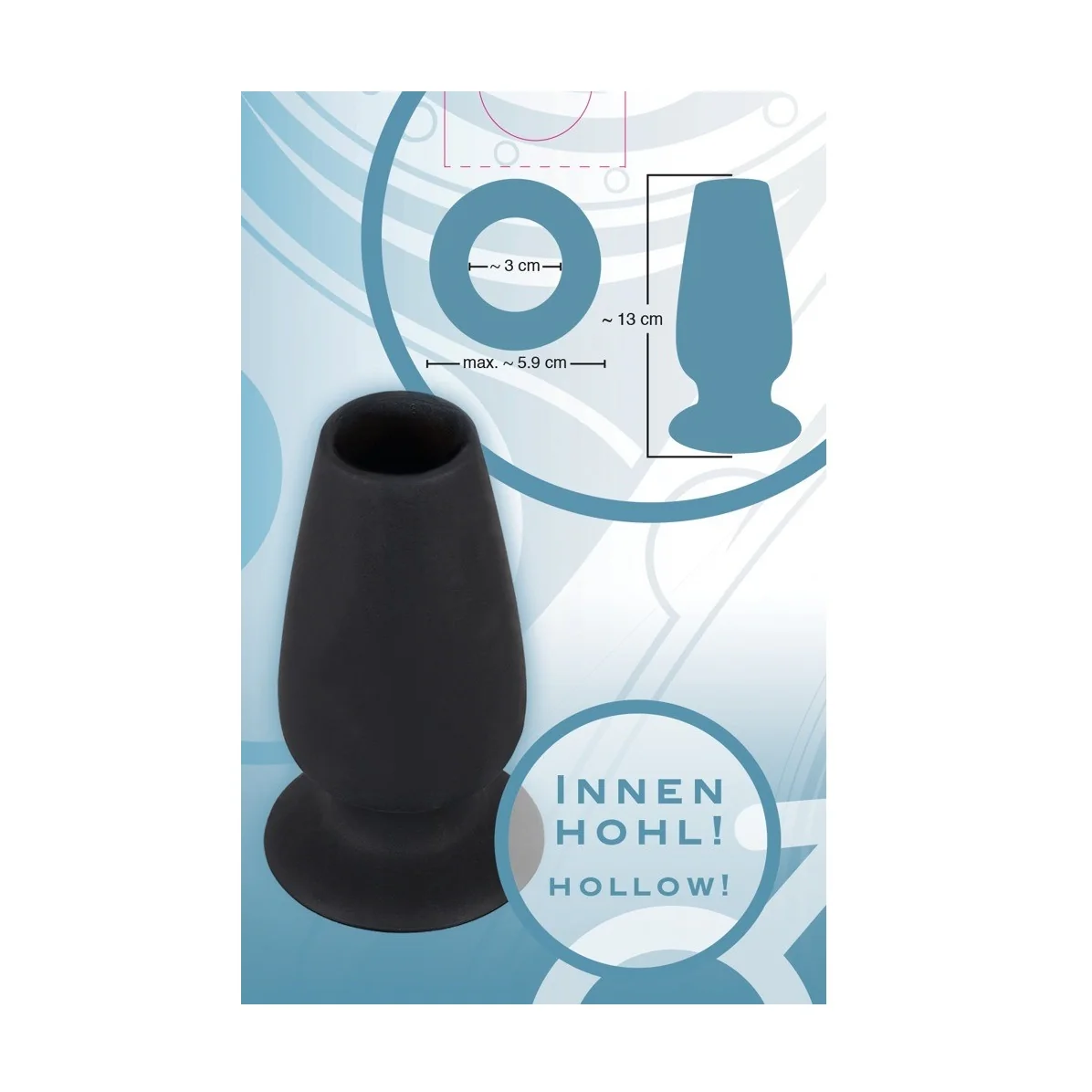 13см. - Lust Tunnel Plug XL - на супер цена в Passion.bg — 4
