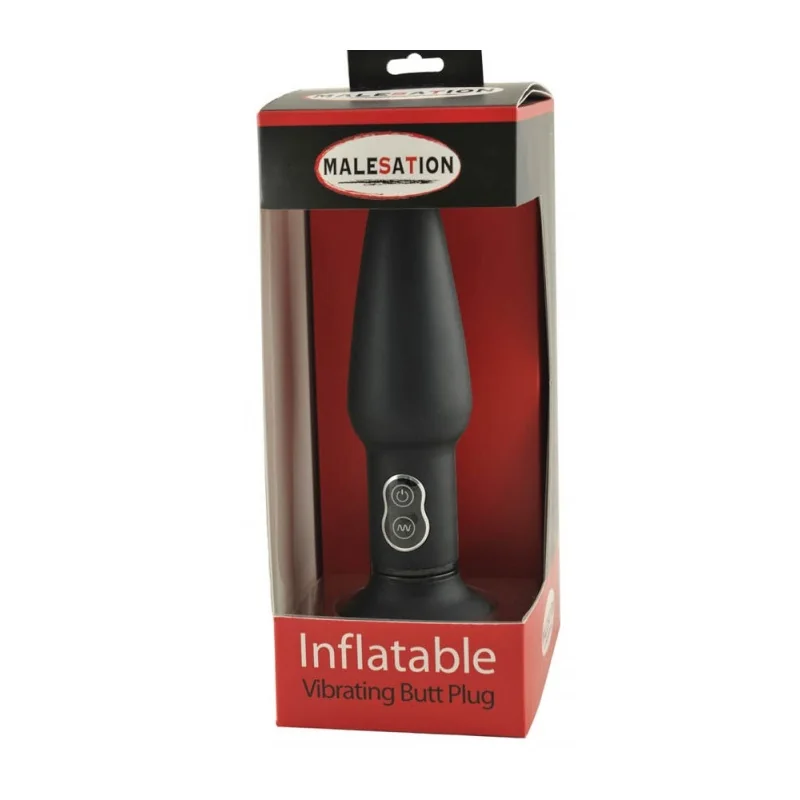 Надуваем анален плъг с вибрации - Inflatable Butt Plug - на супер цена в Passion.bg — 5