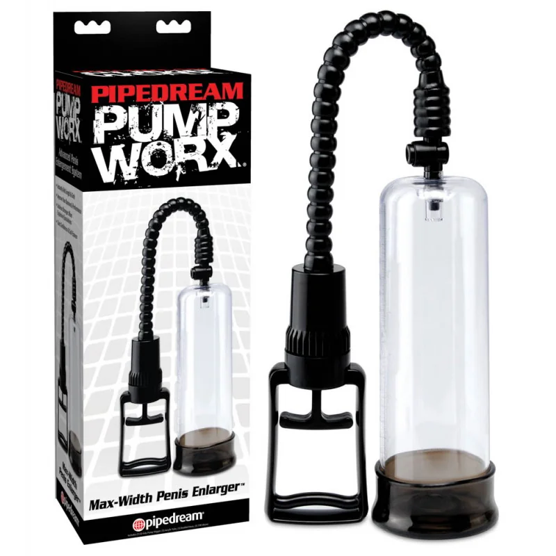 Пенис помпа с максимална ширина - Pump Worx Max-Width на супер цена в Passion.bg