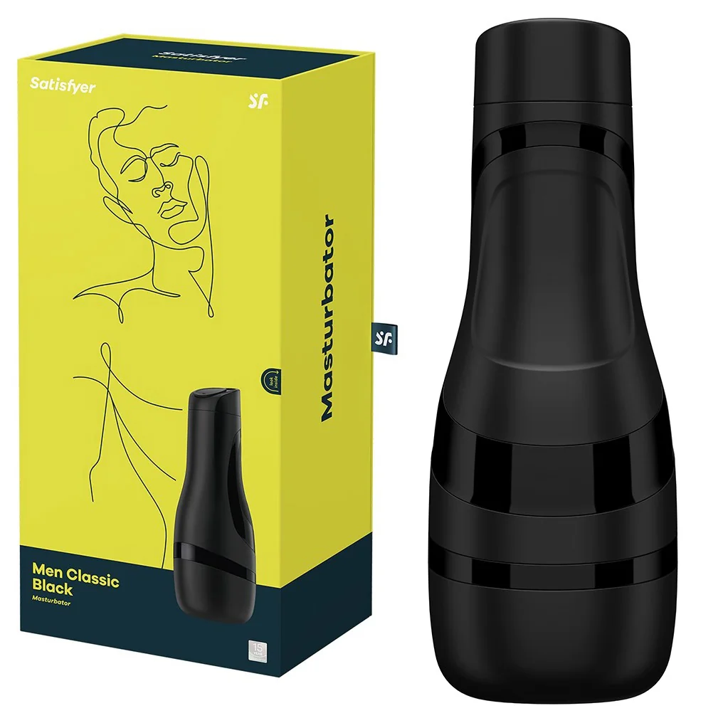Елегантен мастурбатор за интензивни усещания - Men Classic Black на супер цена в Passion.bg