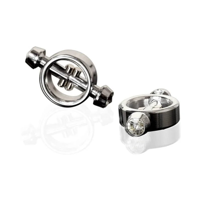 Магнитни скоби за зърна от стомана - Magnetic Nipple Clamps - на супер цена в Passion.bg — 2
