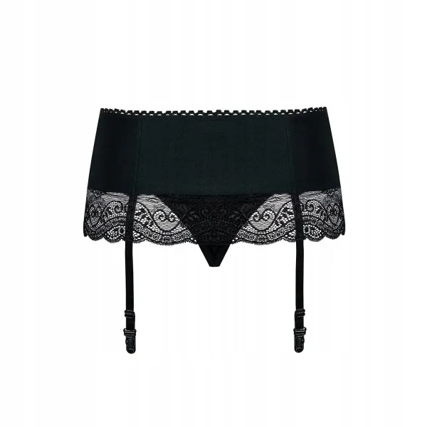 жартиерен колан и прашки - Miamor Garter Belt Thong L/XL - на супер цена в Passion.bg — 5