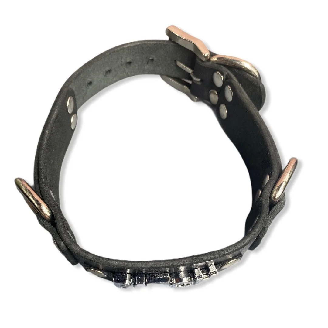 Нашийник от естествена кожа с надпис BITCH – Collar Bitch - на супер цена в Passion.bg — 10