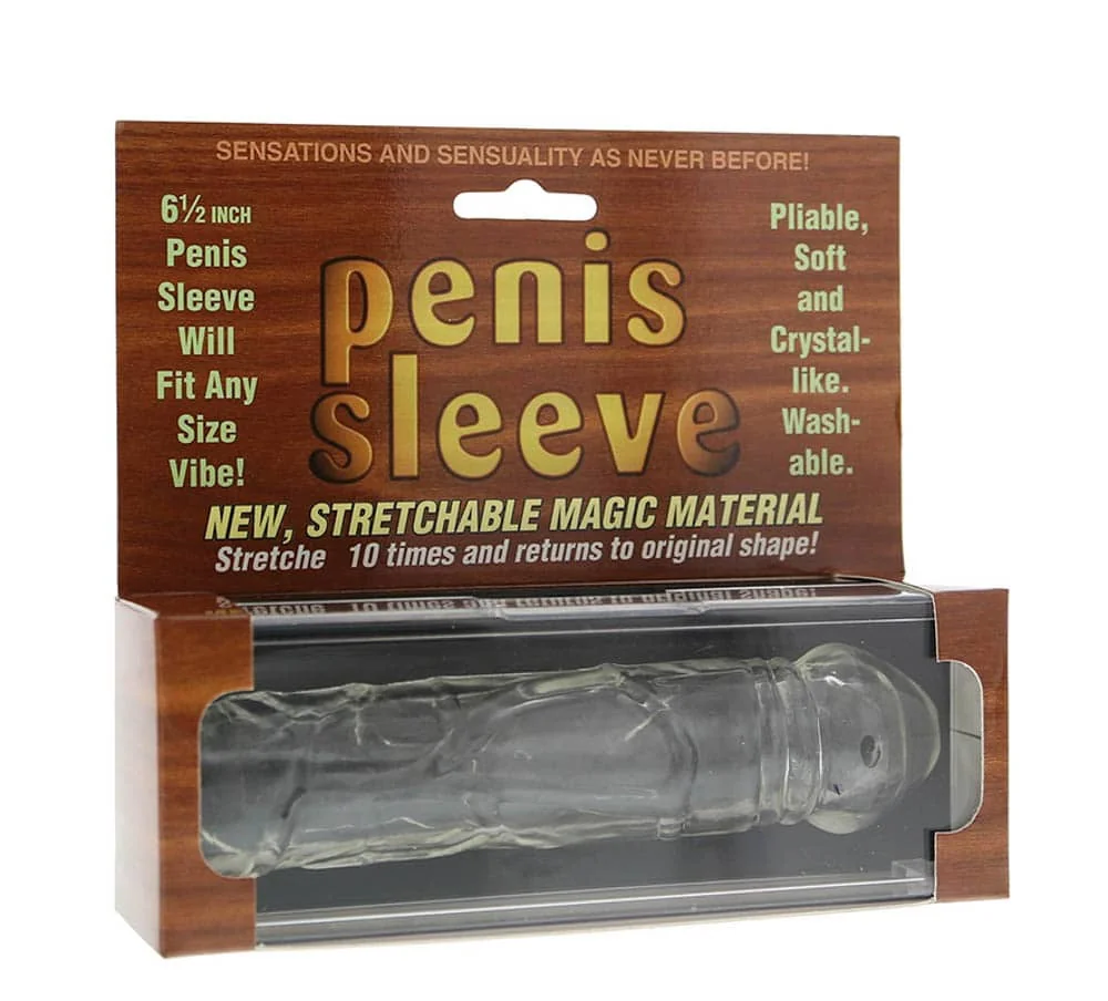 New Stretchable 6.5 Penis Sleeve clear - на супер цена в Passion.bg — 2