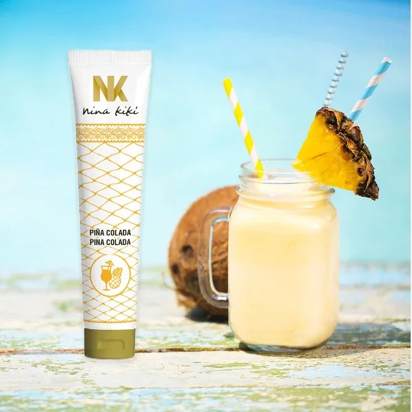 Лубрикант с аромат на пина колада - Nina Kiki Lubricant 125ml - на супер цена в Passion.bg — 2