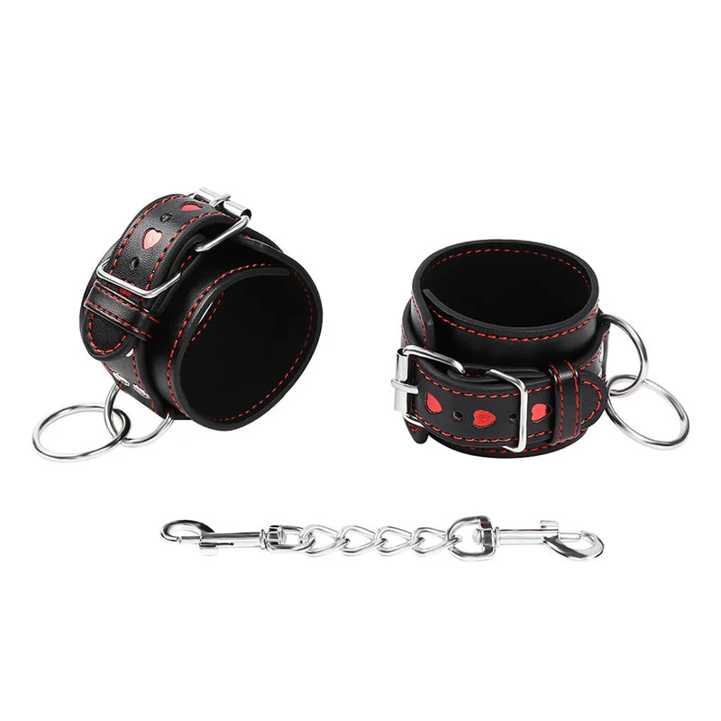 декорирани със сърца - Fetish Wrist Heart Inlay - на супер цена в Passion.bg — 2