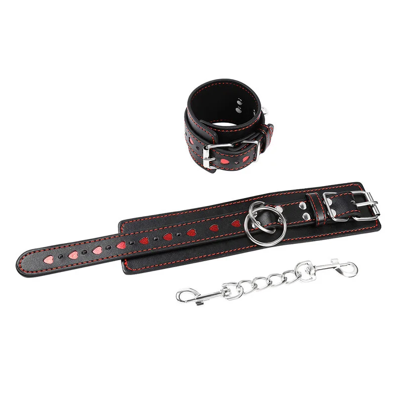 декорирани със сърца - Fetish Wrist Heart Inlay - на супер цена в Passion.bg — 3