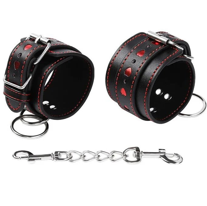 декорирани със сърца - Fetish Wrist Heart Inlay - на супер цена в Passion.bg — 5