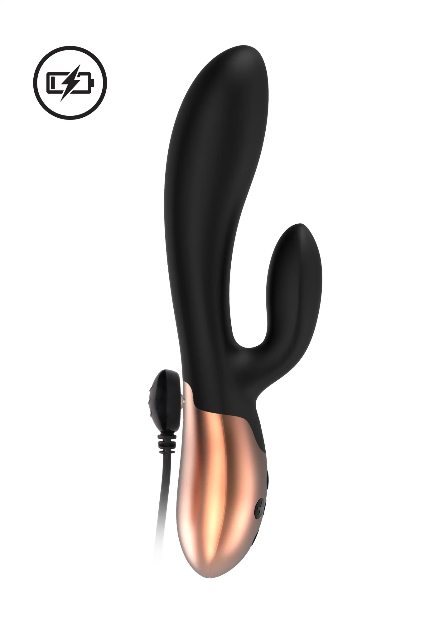 Затоплящ се G-spot вибратор с клитор стимулатор