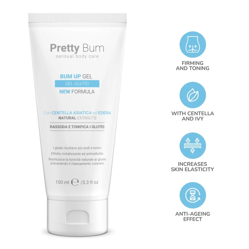 Гел за стягане и тонизиране на дупето - Pretty Bum Up Gel 100ml - на супер цена в Passion.bg — 2