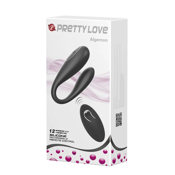 Вибратор за двойки с дистанционно - Pretty Love Algernon Black - на супер цена в Passion.bg — 12