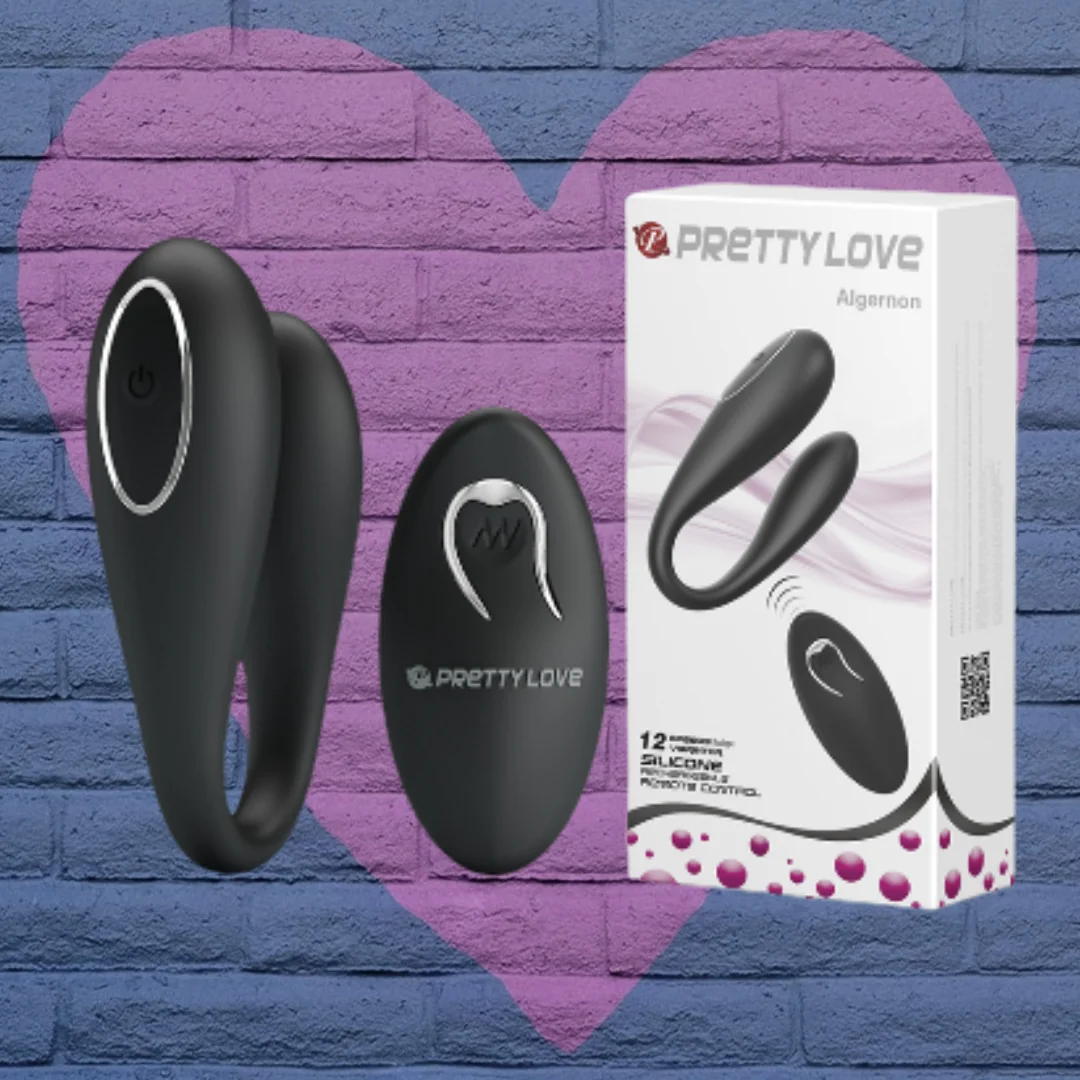Вибратор за двойки с дистанционно - Pretty Love Algernon Black - Image 24