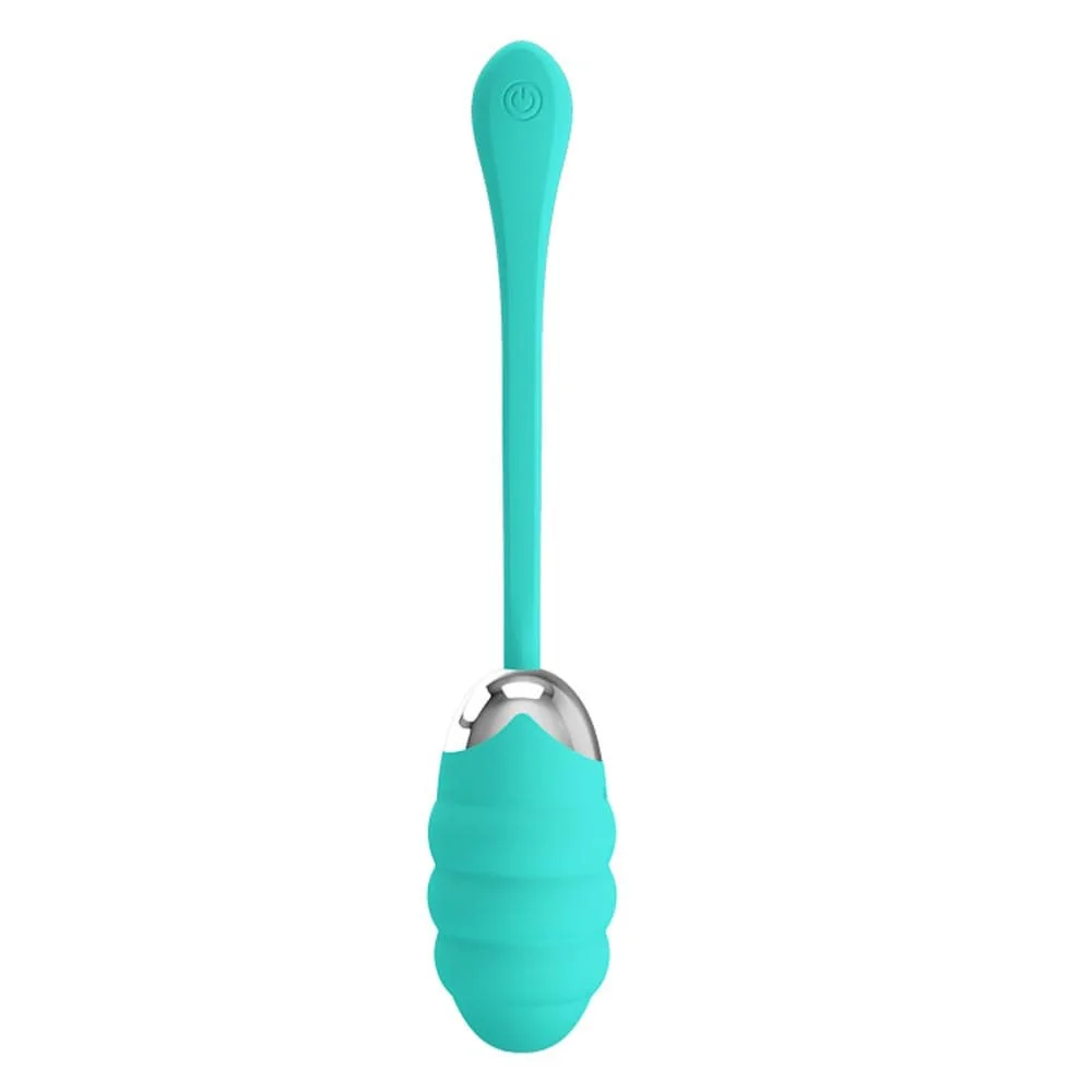 Вибриращо яйце с релефна повърхност - Franklin Turquoise - на супер цена в Passion.bg — 5