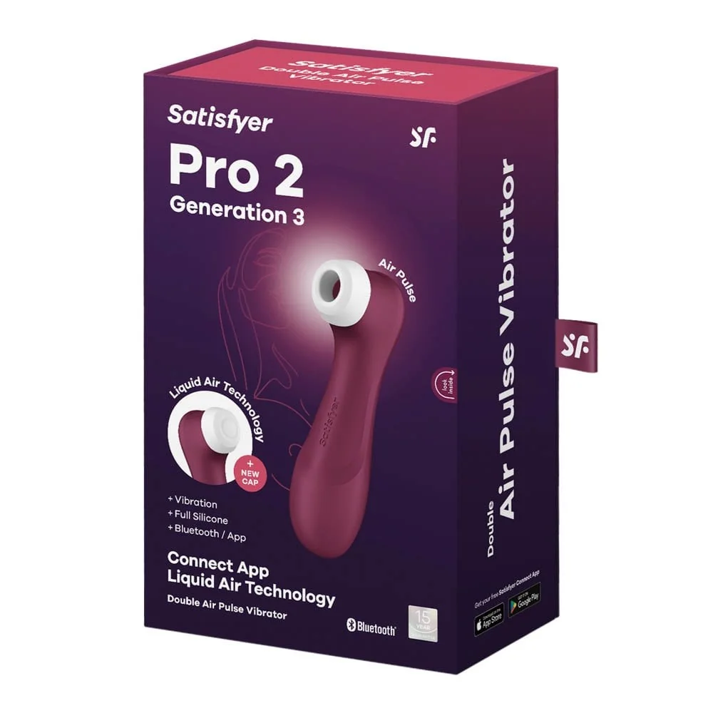 Смарт клитор стимулатор с допълнителна приставка - Pro 2 Gen. 3 Red - на супер цена в Passion.bg — 6