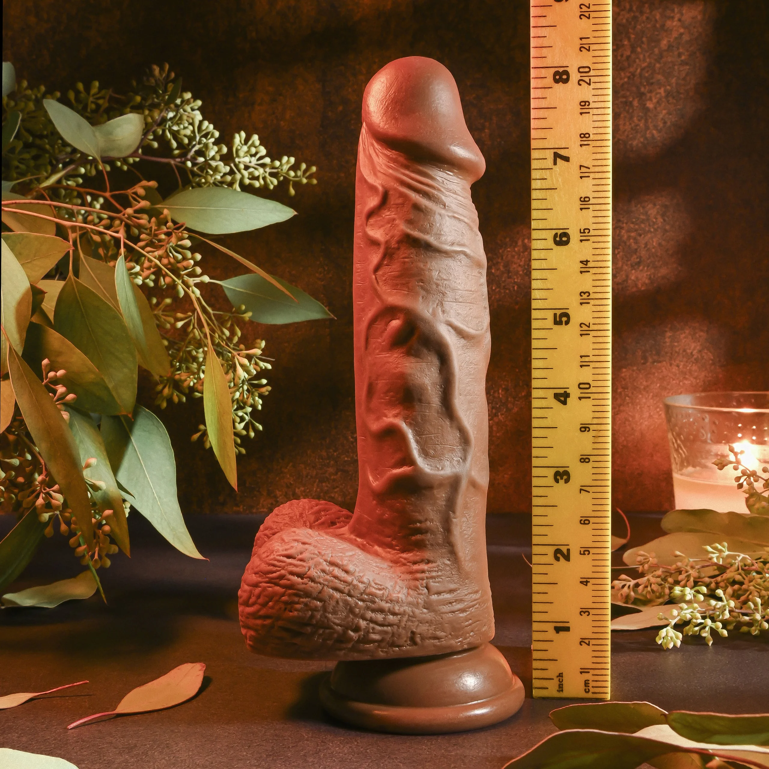 3см. - Realistic Dong Dark - на супер цена в Passion.bg — 3