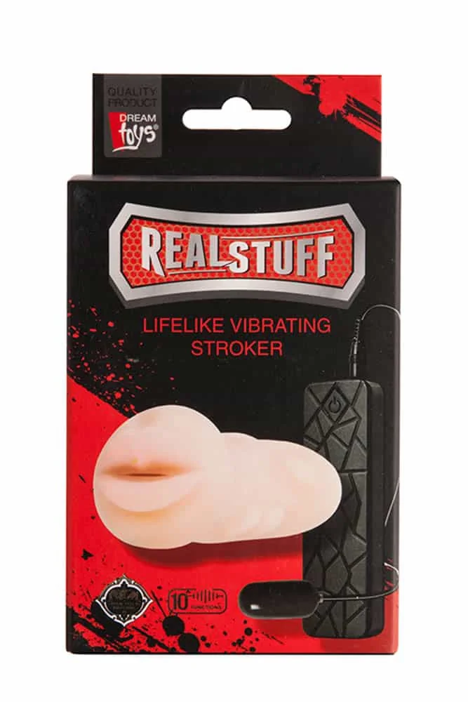 REALSTUFF VIBRATING MASTURBATOR MOUTH на супер цена в Passion.bg