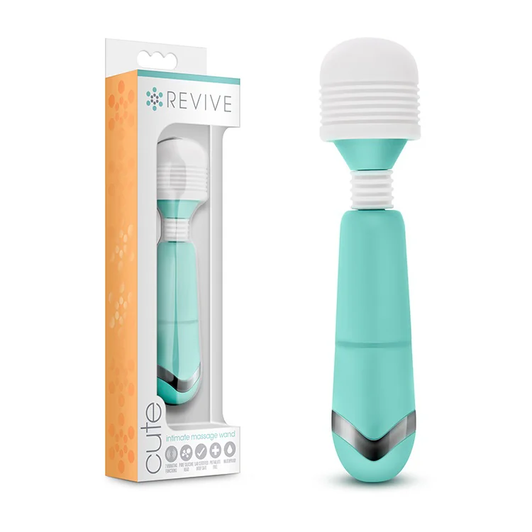 Мини масажор със 7 вибриращи функции - Revive Cute Green на супер цена в Passion.bg