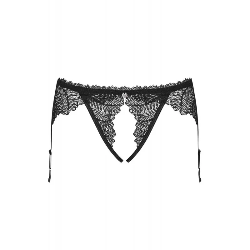 Бикини без дъно и жартиерен колан - Romanesa Garter Belt S/M - на супер цена в Passion.bg — 11