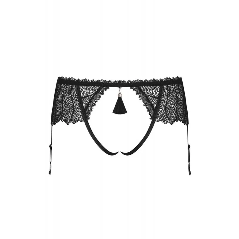 Бикини без дъно и жартиерен колан - Romanesa Garter Belt S/M - на супер цена в Passion.bg — 12