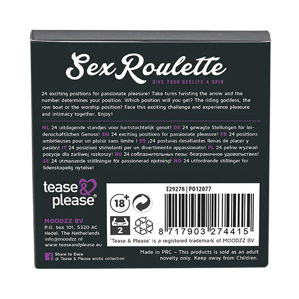 24 пози за експерименти - Sex Roulette Kama Sutra - на супер цена в Passion.bg — 2