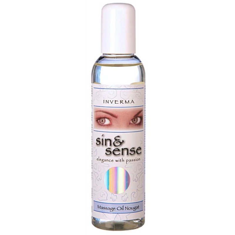 Масажно масло с аромат на нуга - Sin & Sense 150ml на супер цена в Passion.bg