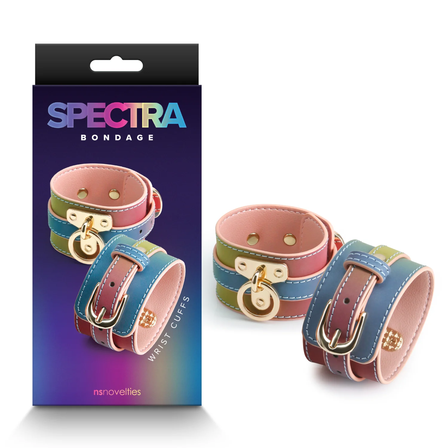 Многоцветни маншети за китки - Spectra Bondage Wrist Cuff на супер цена в Passion.bg