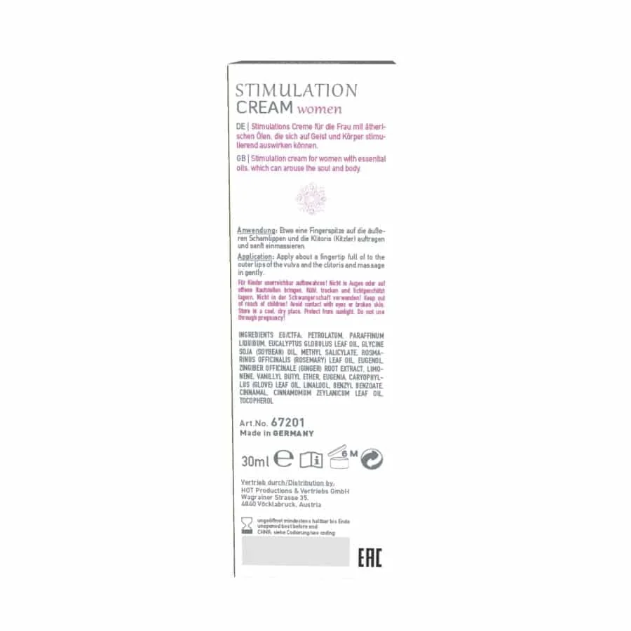 Стимулиращ крем за жени - Stimulation Cream 30ml - на супер цена в Passion.bg — 5