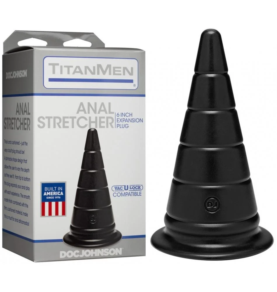 Анален разширител в конусовидна форма - TitanMen Anal Stretcher Expansion Plug - на супер цена в Passion.bg — 7