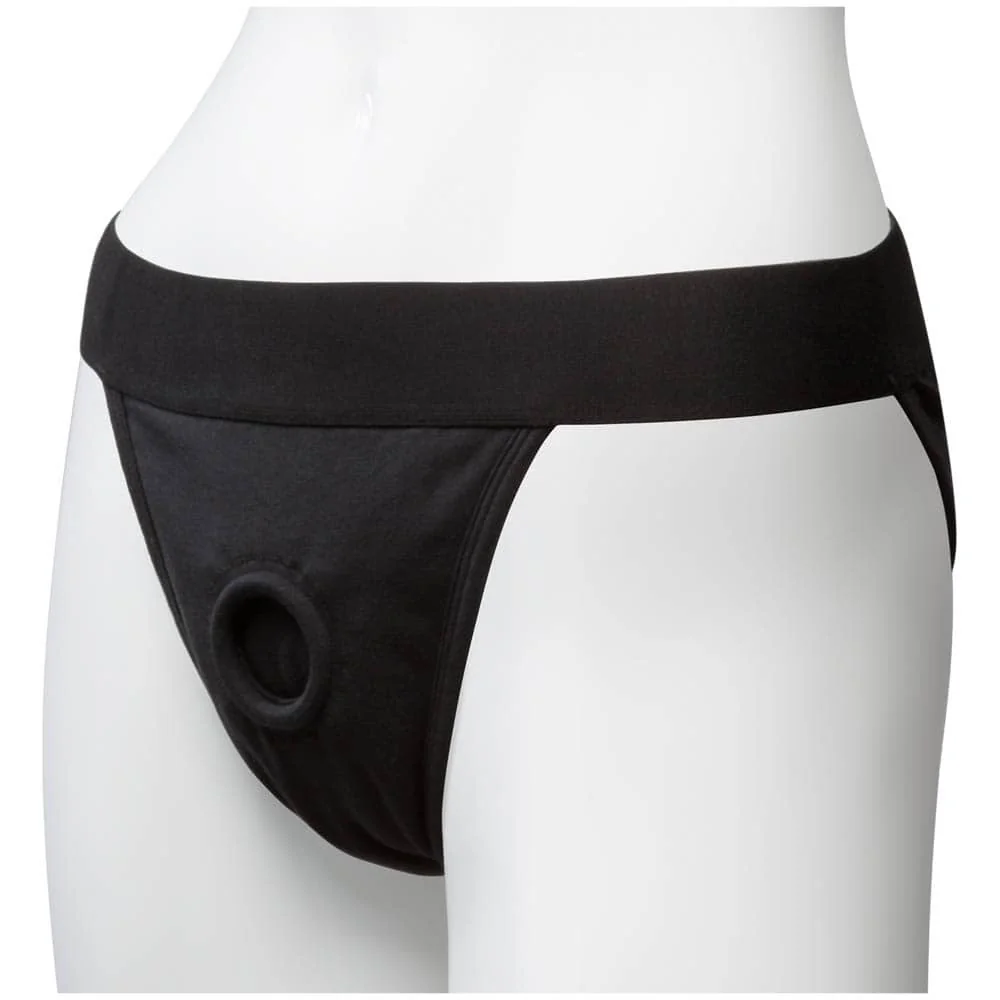 Vac-U-Lock - Panty Harness with Plug - Full Back - L/XL - на супер цена в Passion.bg — 2