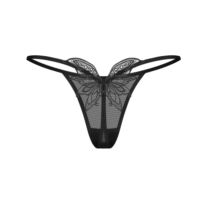 Дантелени прашки с декоративна пеперуда - Veyane Thong L/XL - Image 5