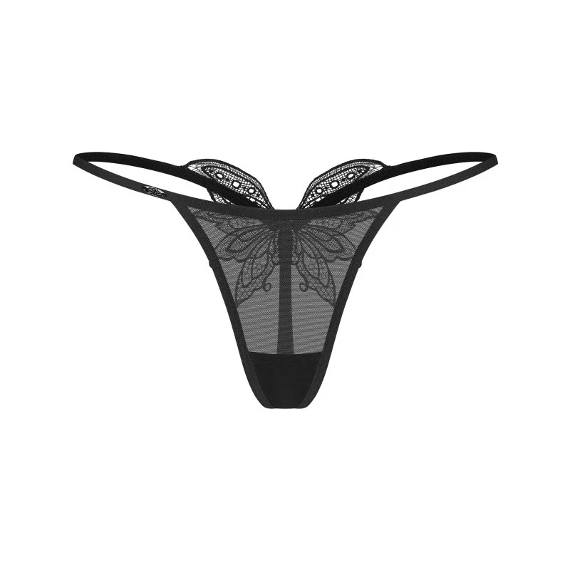 Дантелени прашки с декоративна пеперуда - Veyane Thong L/XL - Image 6
