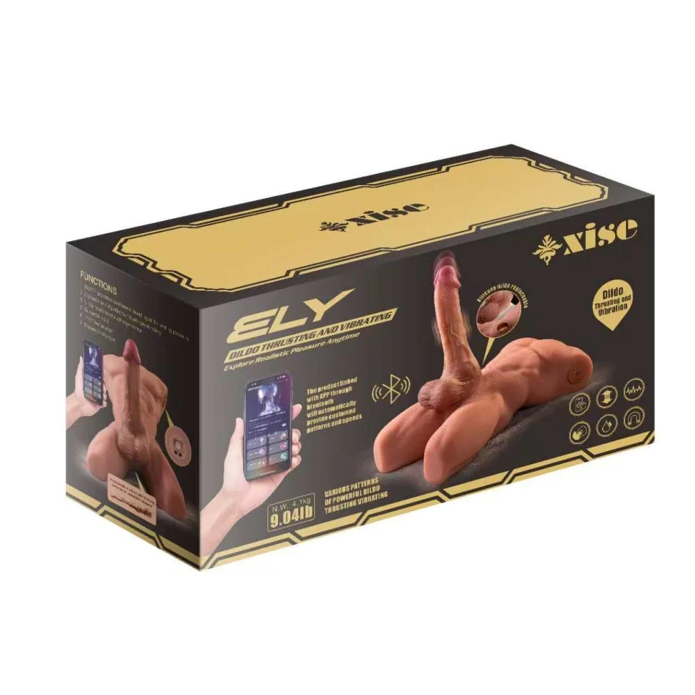 Тласкащ мъжки торс, реалистичен, мощен и смарт контрол - Ely Thrusting - Image 17