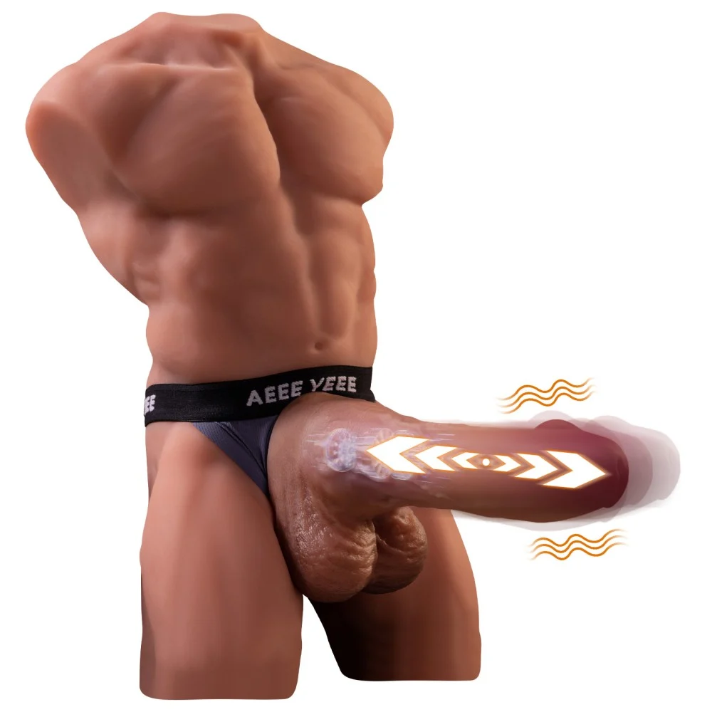 Тласкащ мъжки торс, реалистичен, мощен и смарт контрол - Ely Thrusting - Image 6