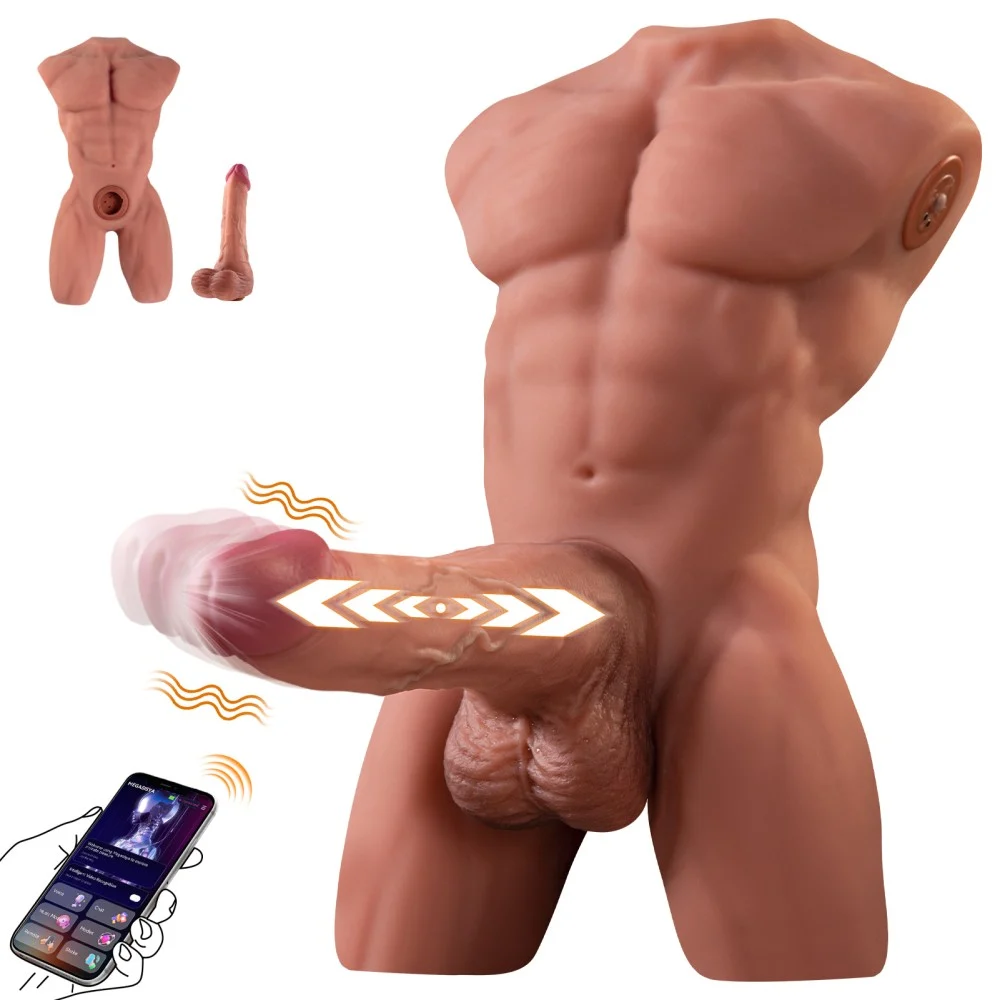 Тласкащ мъжки торс, реалистичен, мощен и смарт контрол - Ely Thrusting - Image 2