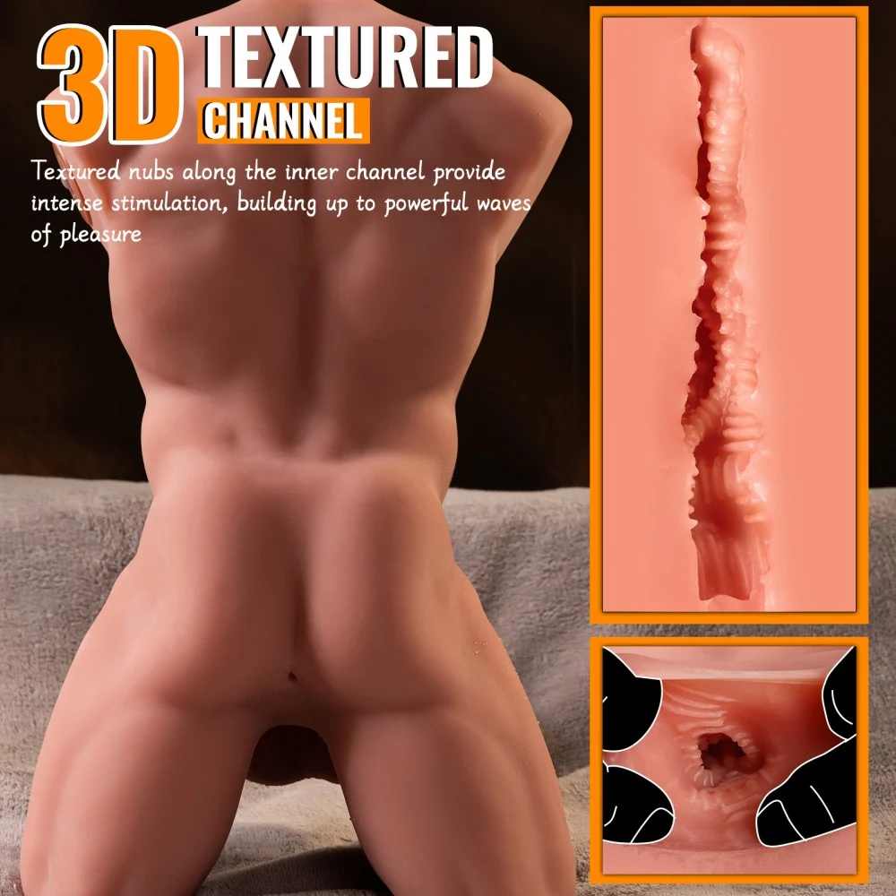 Тласкащ мъжки торс, реалистичен, мощен и смарт контрол - Ely Thrusting - Image 9