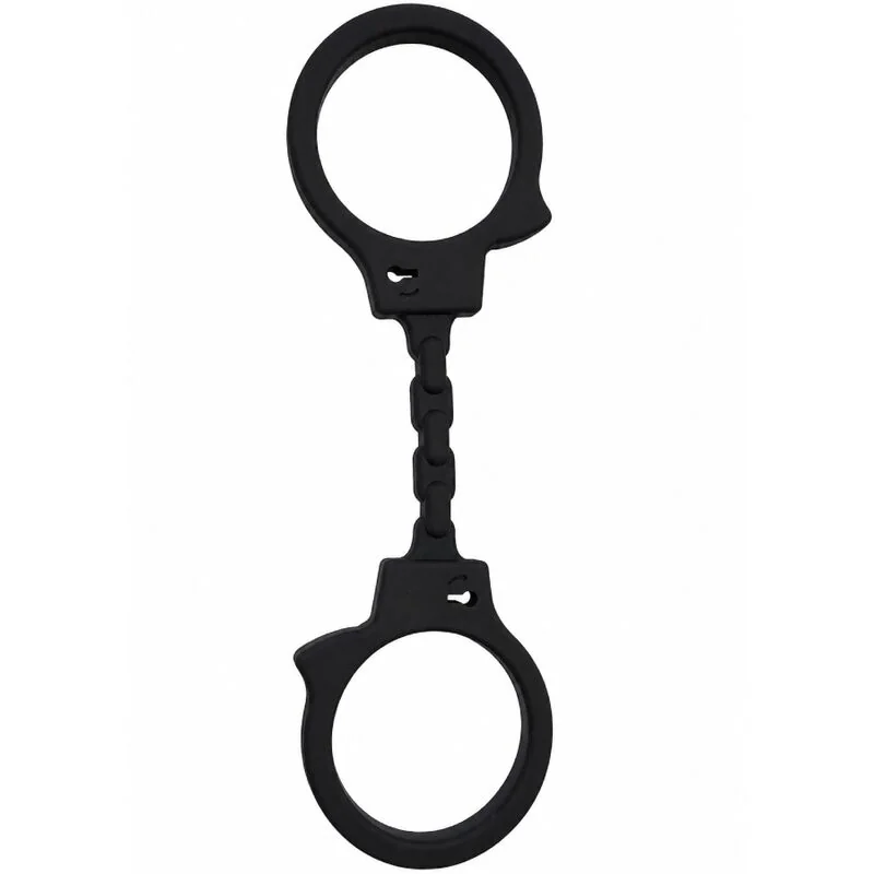 DIABLO PICANTE - SILICONE HANDCUFFS BLACK