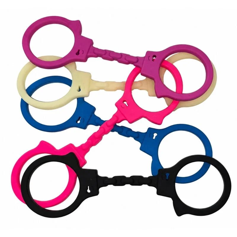 DIABLO PICANTE - SILICONE HANDCUFFS FLUORESCENT — 2