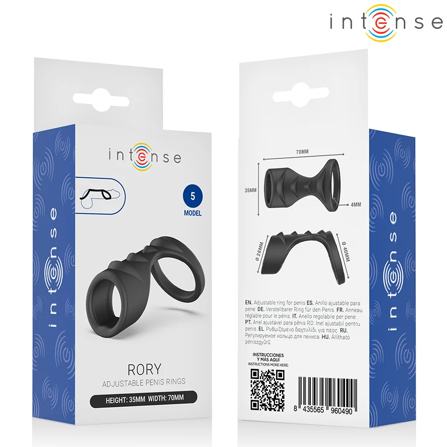 INTENSE - RORY ADJUSTABLE PENIS RING MODEL 5 — 7