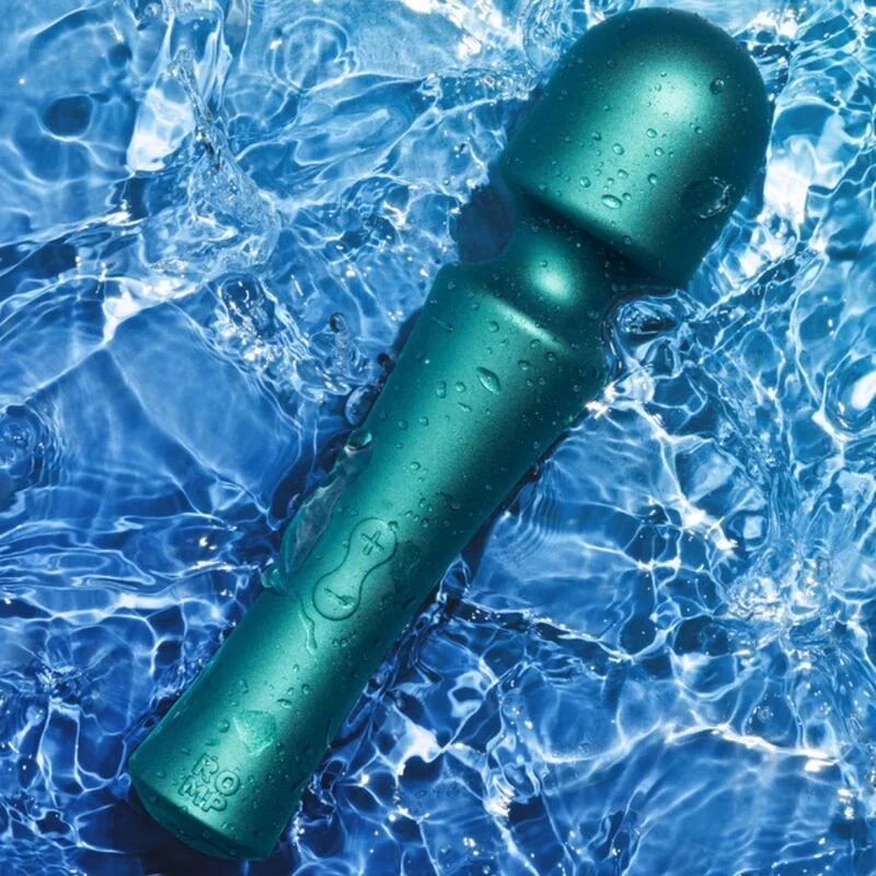 ROMP - PRESTO MINI WAND VIBRATOR FLEXIBLE HEAD GREEN — 10