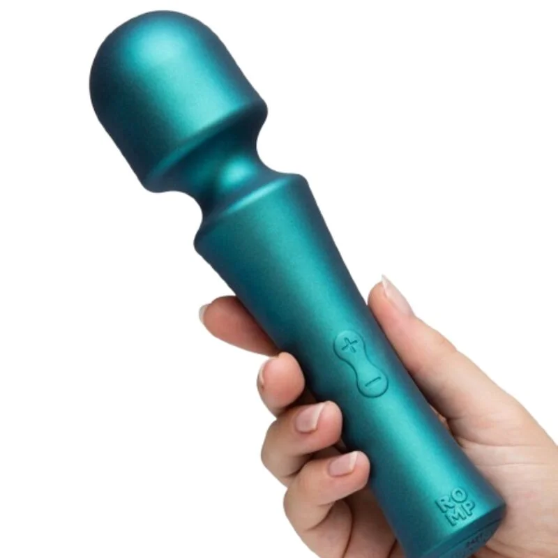 ROMP - PRESTO MINI WAND VIBRATOR FLEXIBLE HEAD GREEN — 2