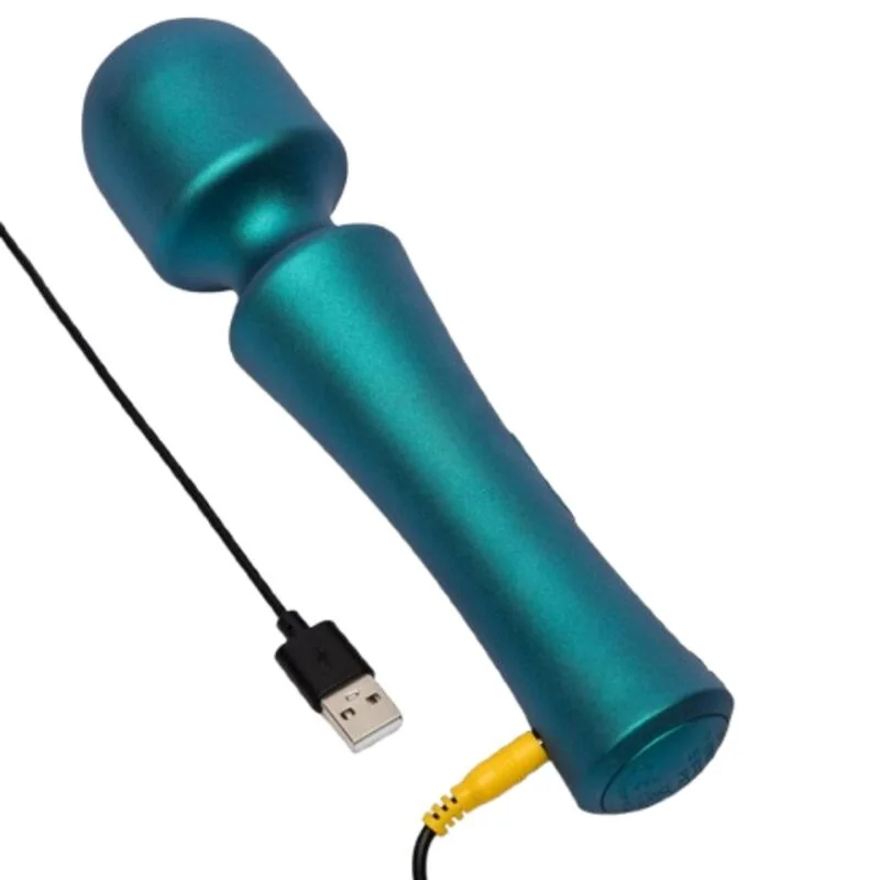 ROMP - PRESTO MINI WAND VIBRATOR FLEXIBLE HEAD GREEN — 5